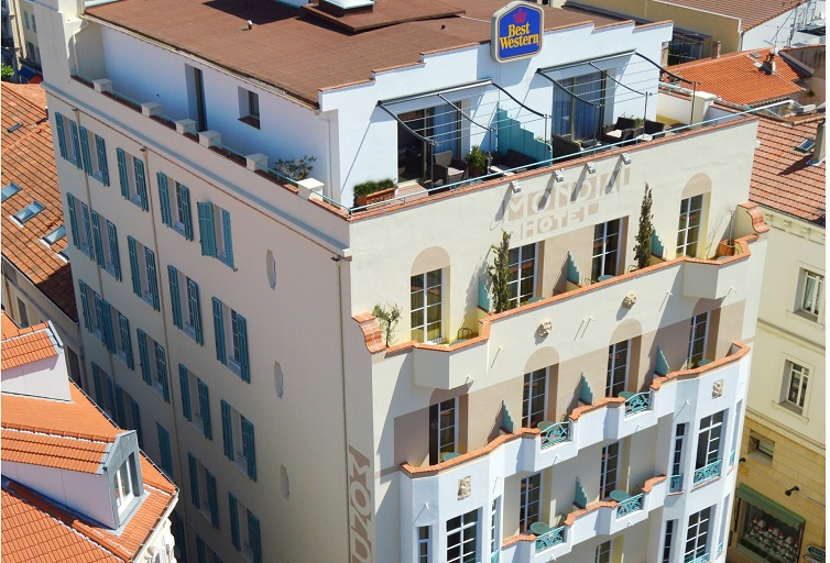Best Western Premier Mondial Hotel 4* Cannes - CannesOnlineHotels.com